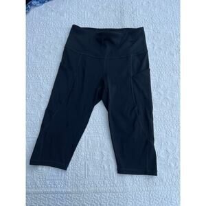 Ododos capri leggings, Black, Women's size M